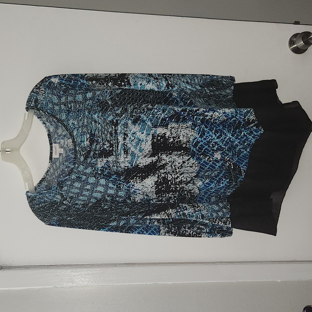 Long sleeve tunic blouse